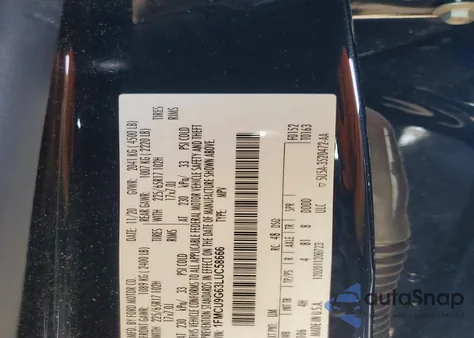 2020 Ford Escape Se z USA, uszkodzony, nr VIN 1FMCU9G63LUC58666